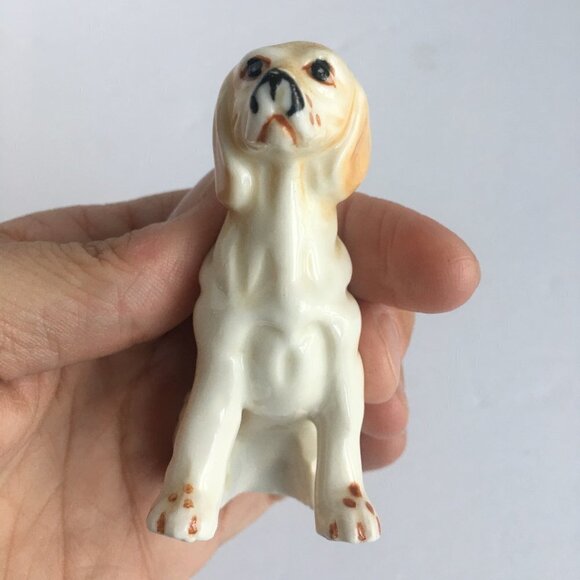 Vintage Dog Figurine Statue - White Standard or Mini Miniature Poodle - Picture 5 of 10